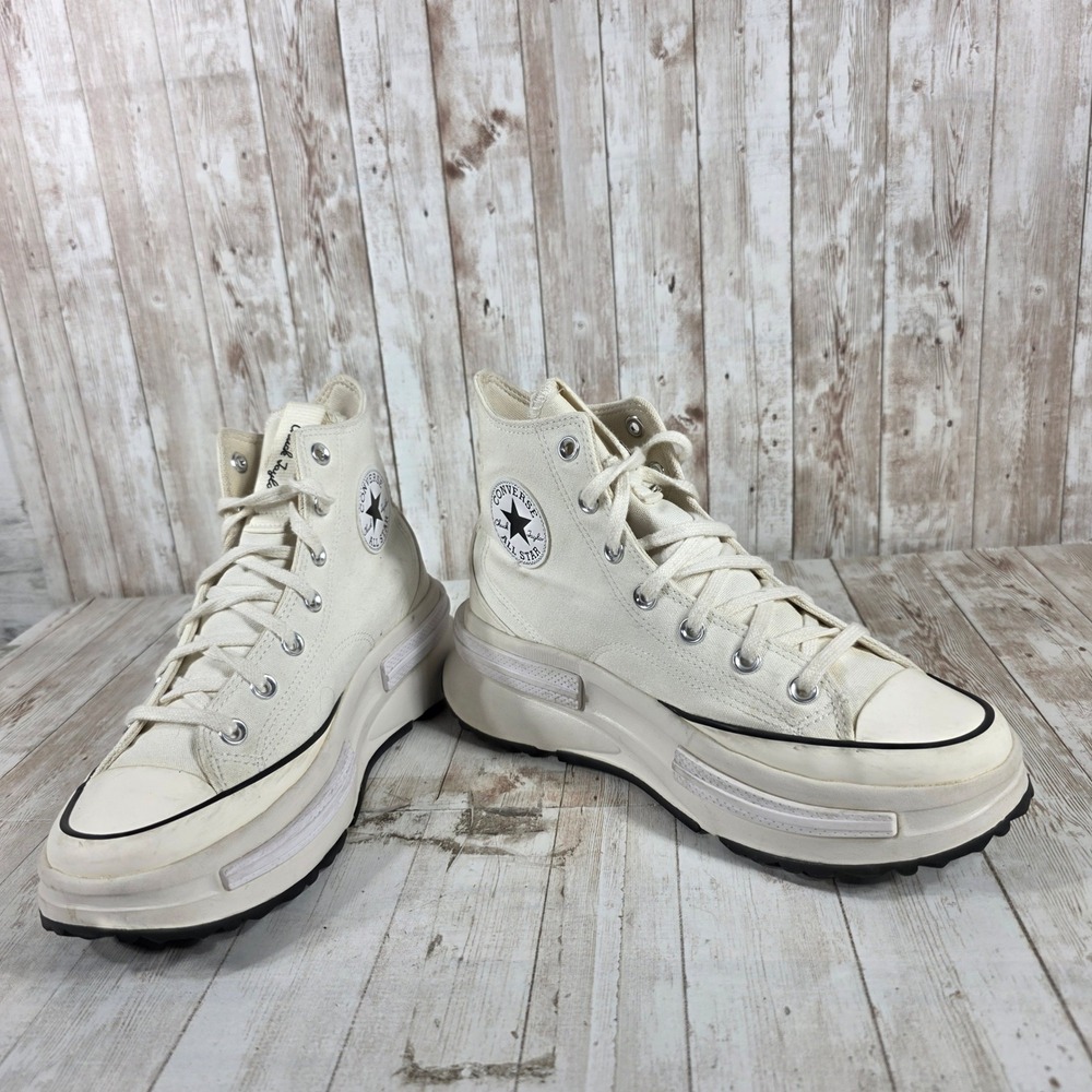 Converse Run Star Legacy CX High Top Egret Black A00868C Womens 8.5 Mens 7 - Picture 6 of 8